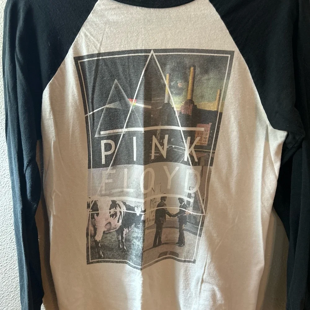 Liquid Blue vintage Pink Floyd baseball Cotton T-Shirt size Small - Picture 2 of 8